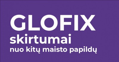 Kuo GLOFIX maisto papildas odai skiriasi nuo kitų?!