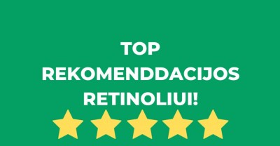 Retinolis veidui: mūsų TOP rekomendacijos!