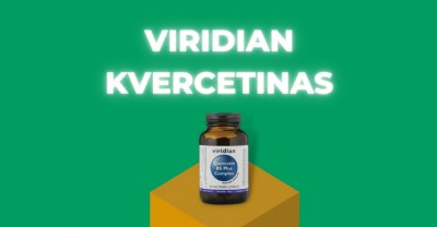 Viridian kvercetinas: gera kaina, švari sudėtis 