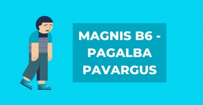 Natūrali pagalba pavargus: magnis B6