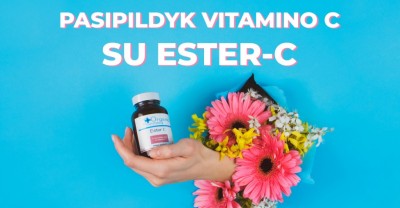 Pasipildyk vitamino C su ESTER-C!