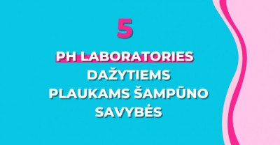 pH Laboratories šampūnas dažytiems plaukams: 5 savybės