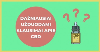 CBD aliejus ir dažniausiai užduodami klausimai apie jį