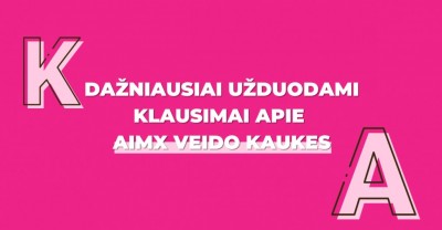 Atsakome į dažniausiai užduodamus klausimus apie AIMX veido kaukes