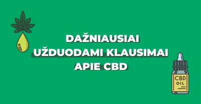 CBD aliejus – atsakome į dažniausiai užduodamus klausimus