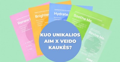 AIM X veido kaukės: kuo jos unikalios?