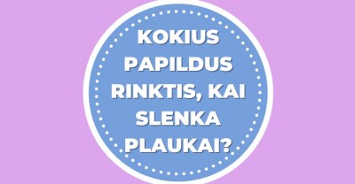 Slenkantys plaukai: kokius papildus patartina rinktis?