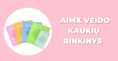 AIMX veido kaukių rinkinys – kokios kaukės jį sudaro?