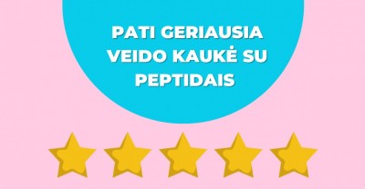 Pati geriausia veido kaukė su peptidais – kurią rinktis?