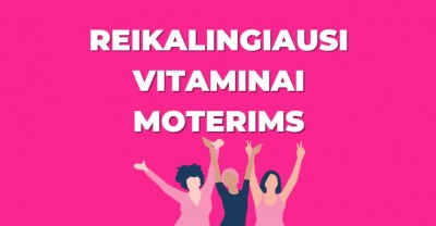 Reikalingiausi vitaminai moterims: folio rūgštis ir jos svarba