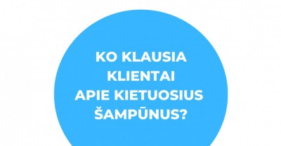 Kietieji šampūnai ir dažniausi klausimai apie juos