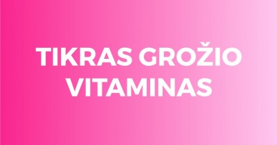 Biotinas plaukams, nagams ir odai – grožio vitaminas