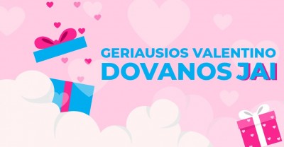 Geriausios Valentino dienos dovanos JAI